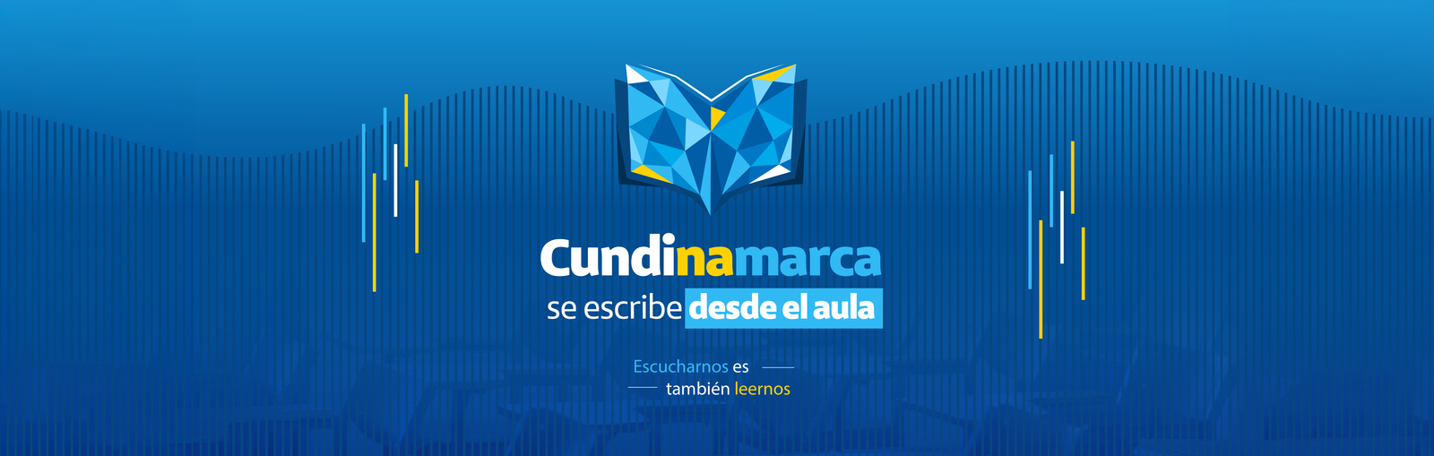 Pieza gráfica de Cundinamarca se escribe desde el aula para FILBo 2026